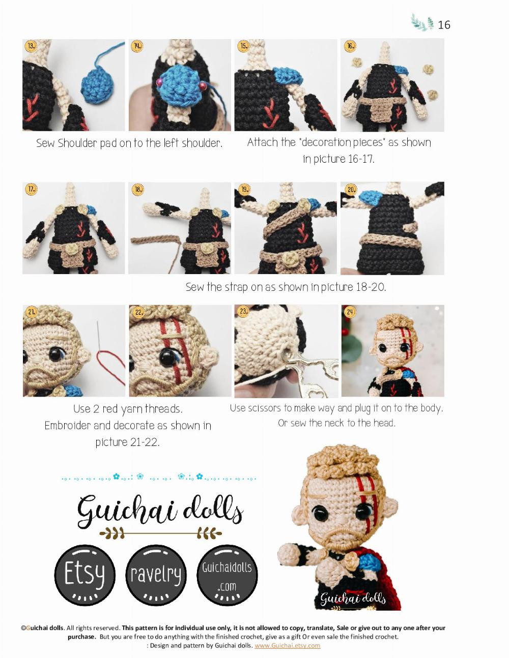 Thor Pattern crochet pattern