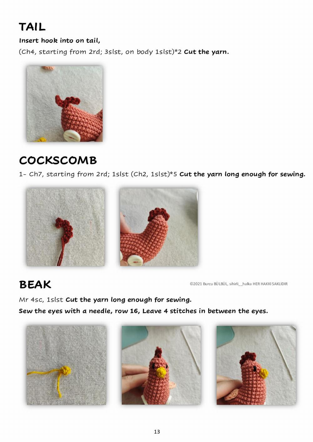 tina doll crochet pattern with chicken