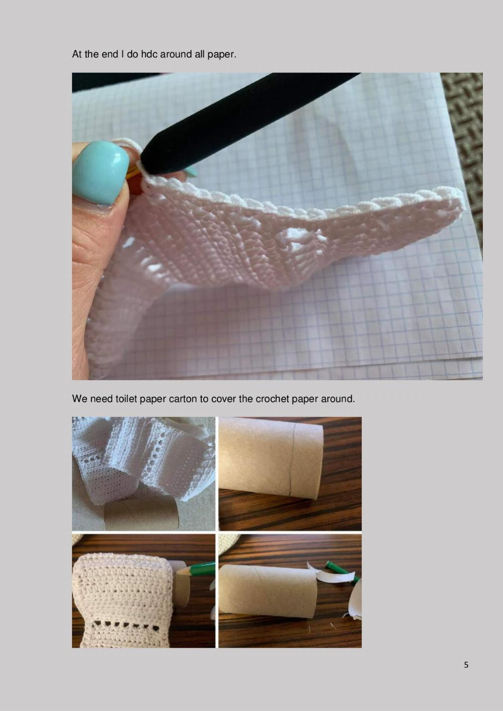 toilet paper crochet pattern