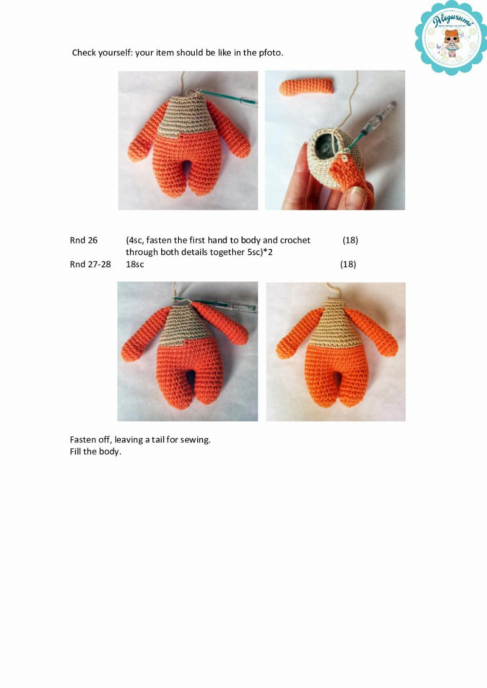 Two foxes – Lara and Larry crochet pattern