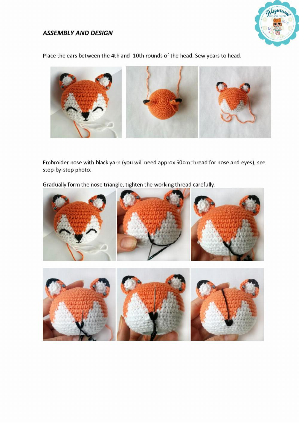 Two foxes – Lara and Larry crochet pattern