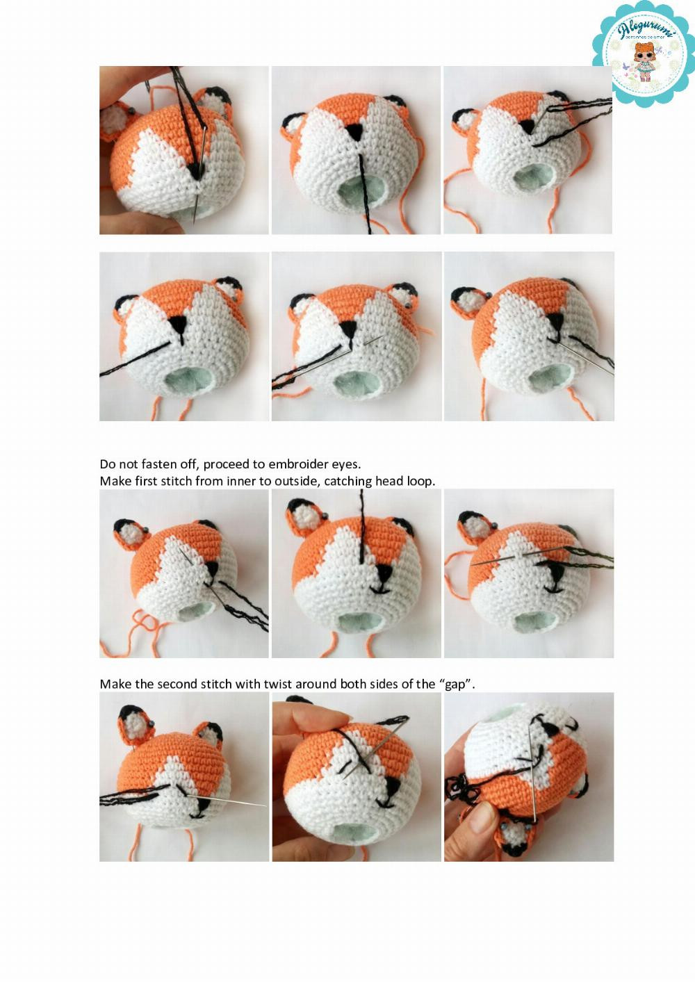 Two foxes – Lara and Larry crochet pattern