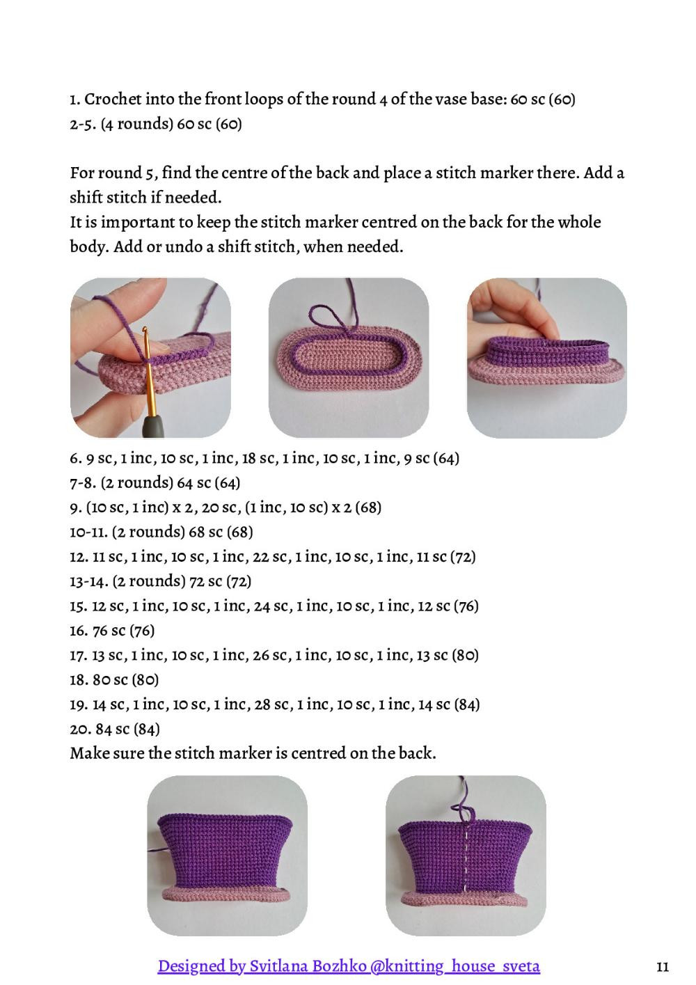 Vase Crochet pattern