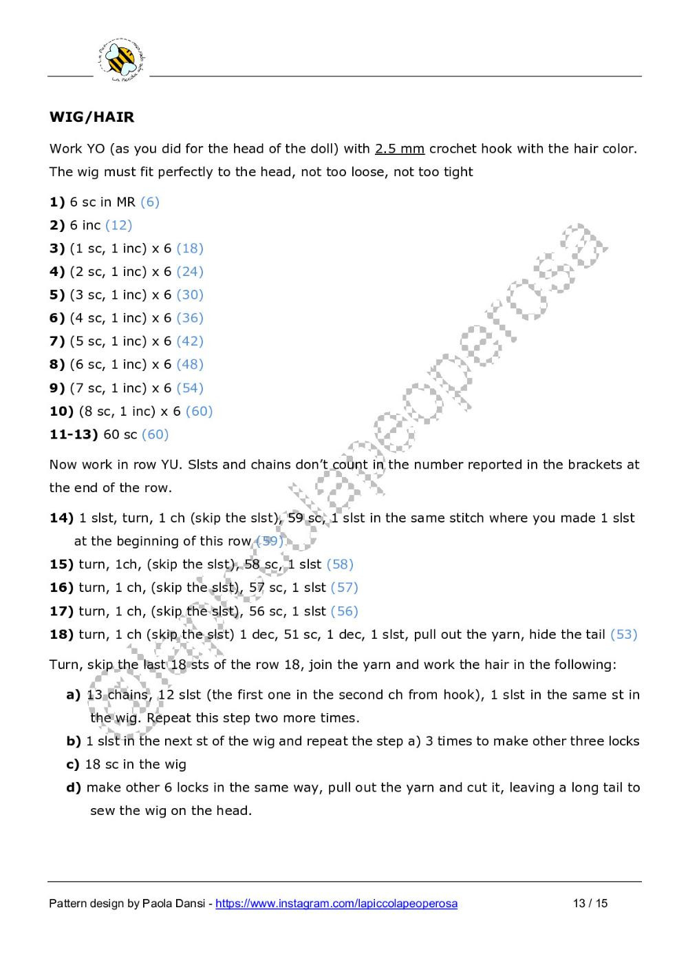 VERA body pattern Pattern