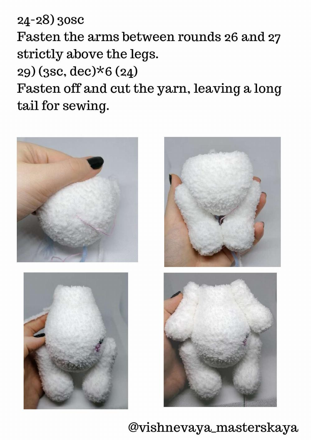 white Baby Unicorn Crochet Pattern