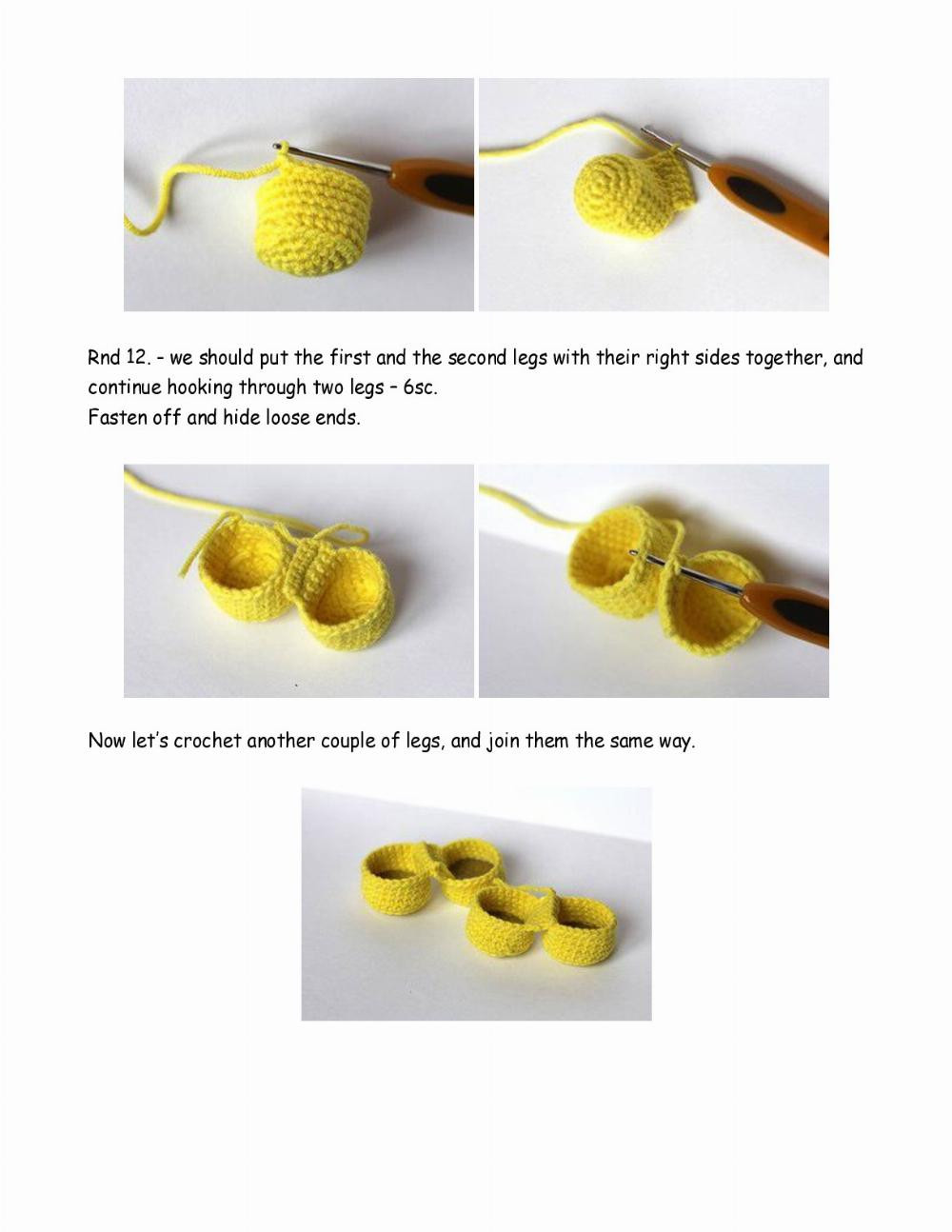 yellow Sunny giraffe crochet pattern