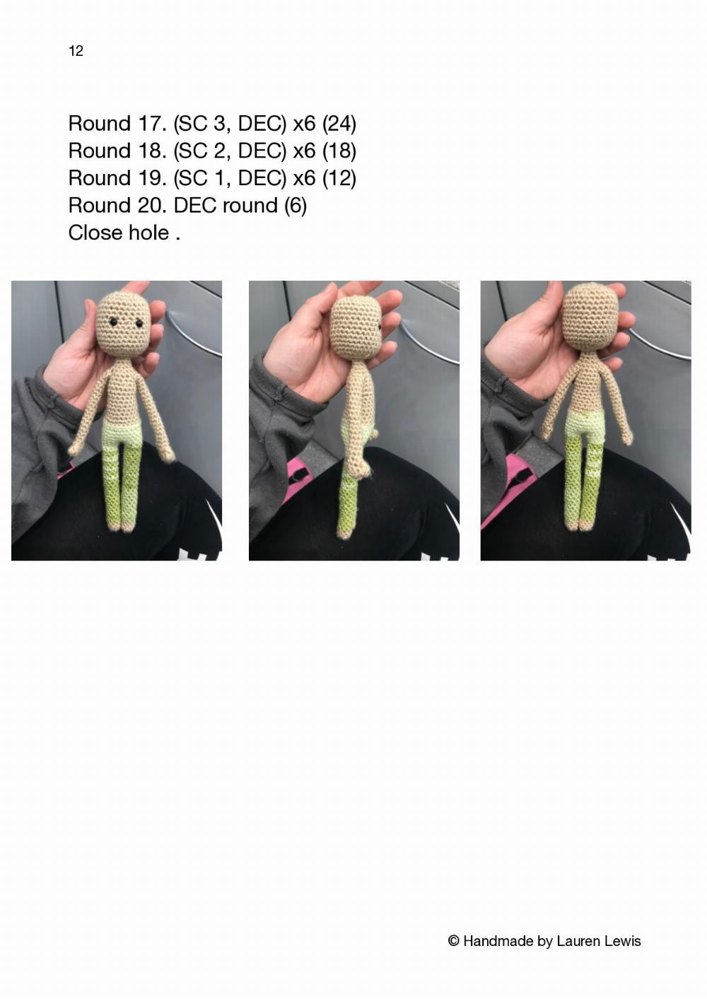 Yogi Doll crochet pattern