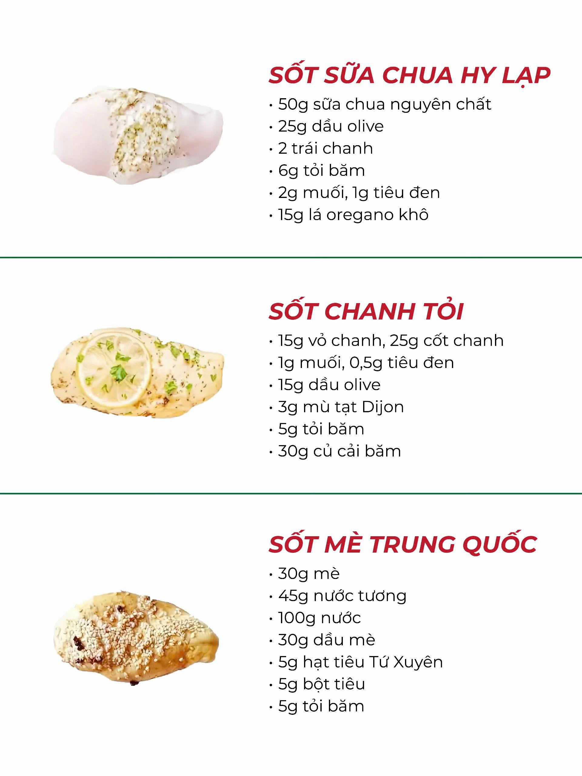 12 công thức ướp thịt gà