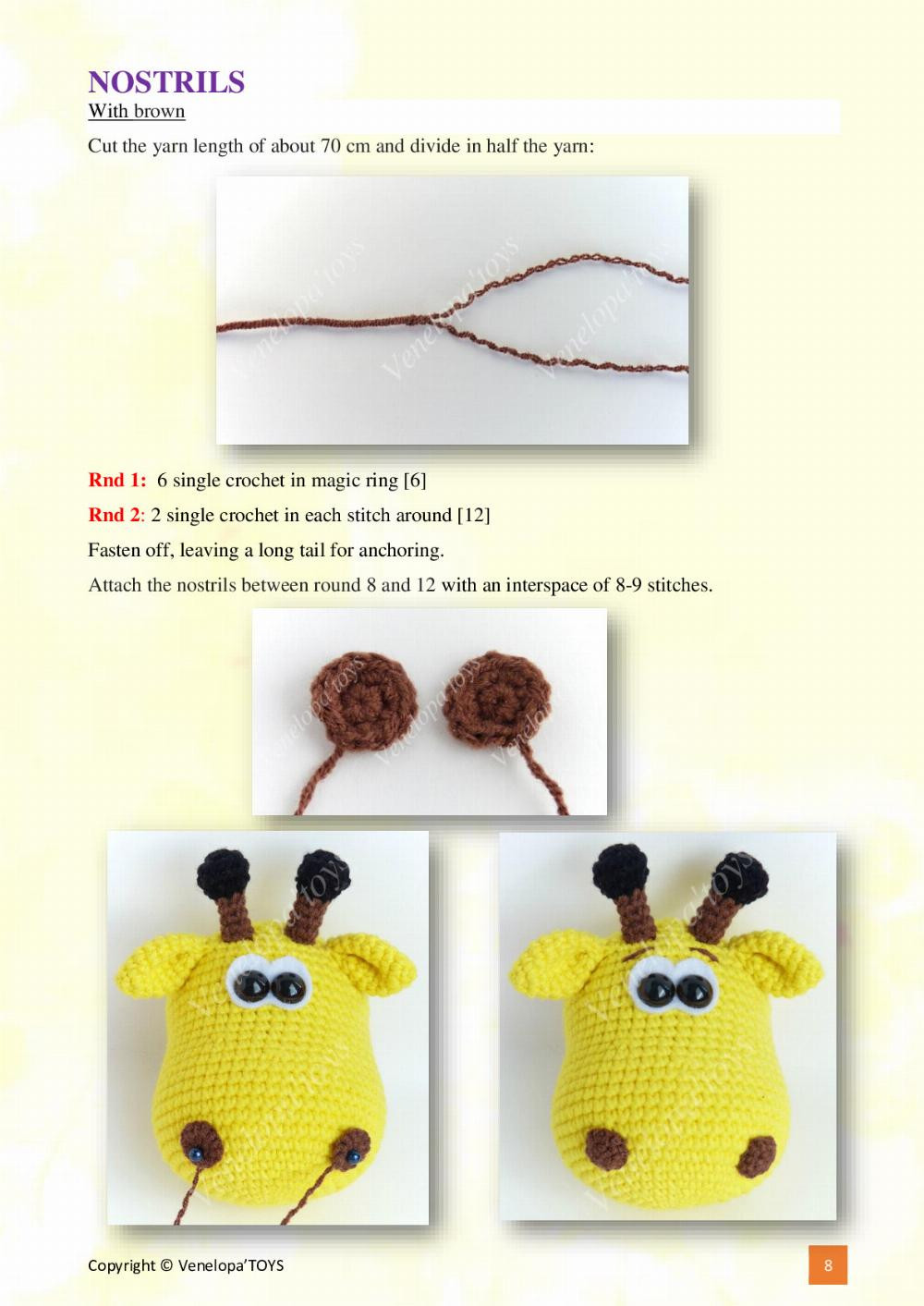 Amigurumi pattern «GIRAFFE»