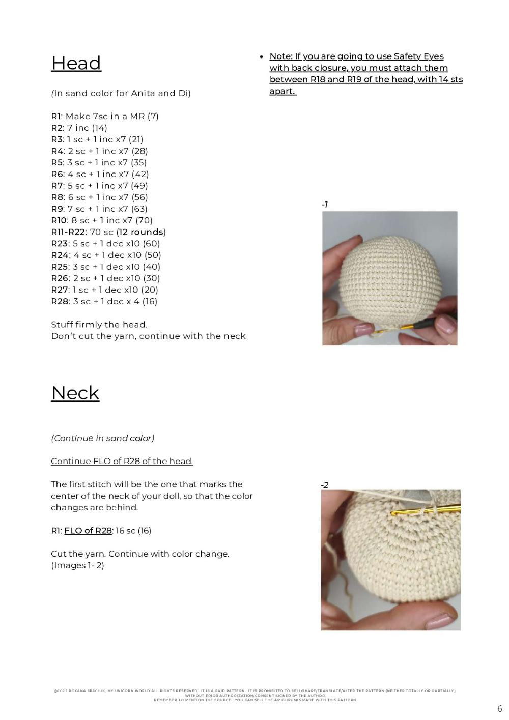 ANITA & DI crochet pattern