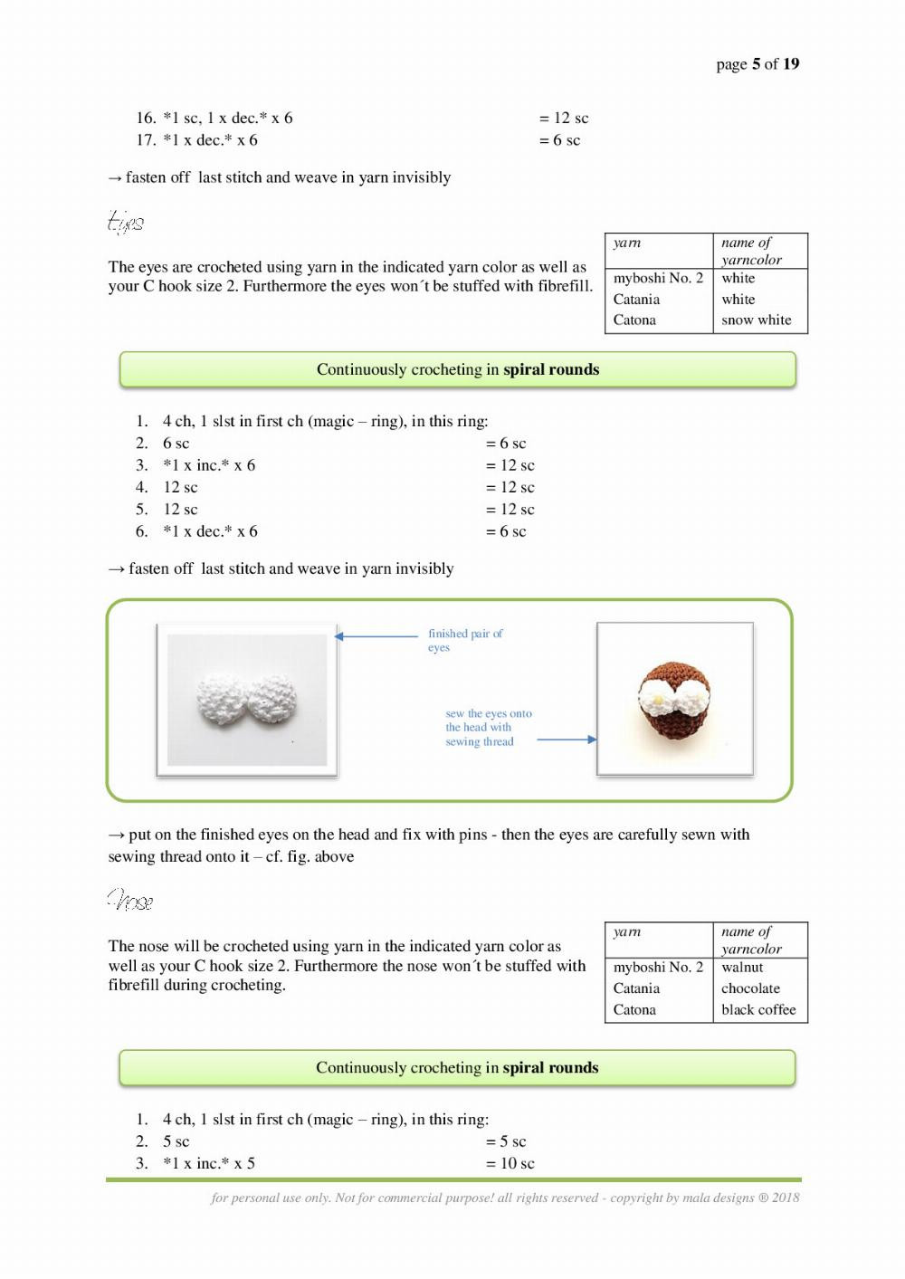 ants crochet pattern