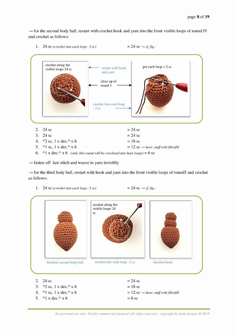 ants crochet pattern