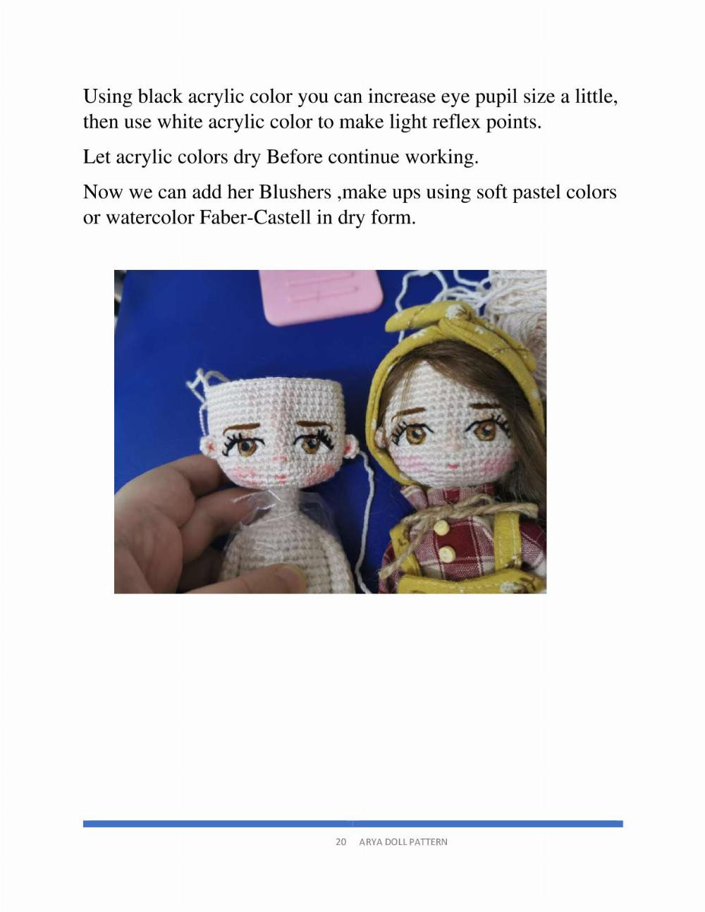 ARYA DOLL crochet pattern