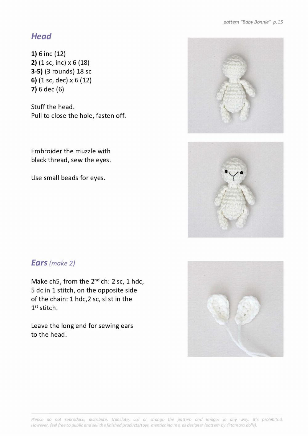 Baby Bonnie Pattern