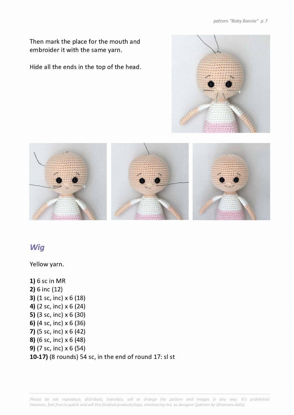 Baby Bonnie Pattern