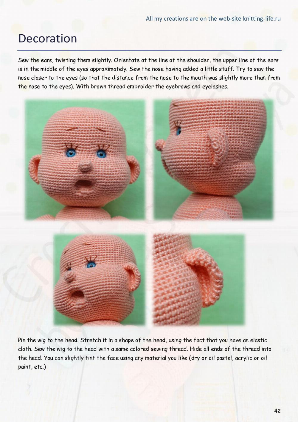 baby with diapers doll crochet pattern