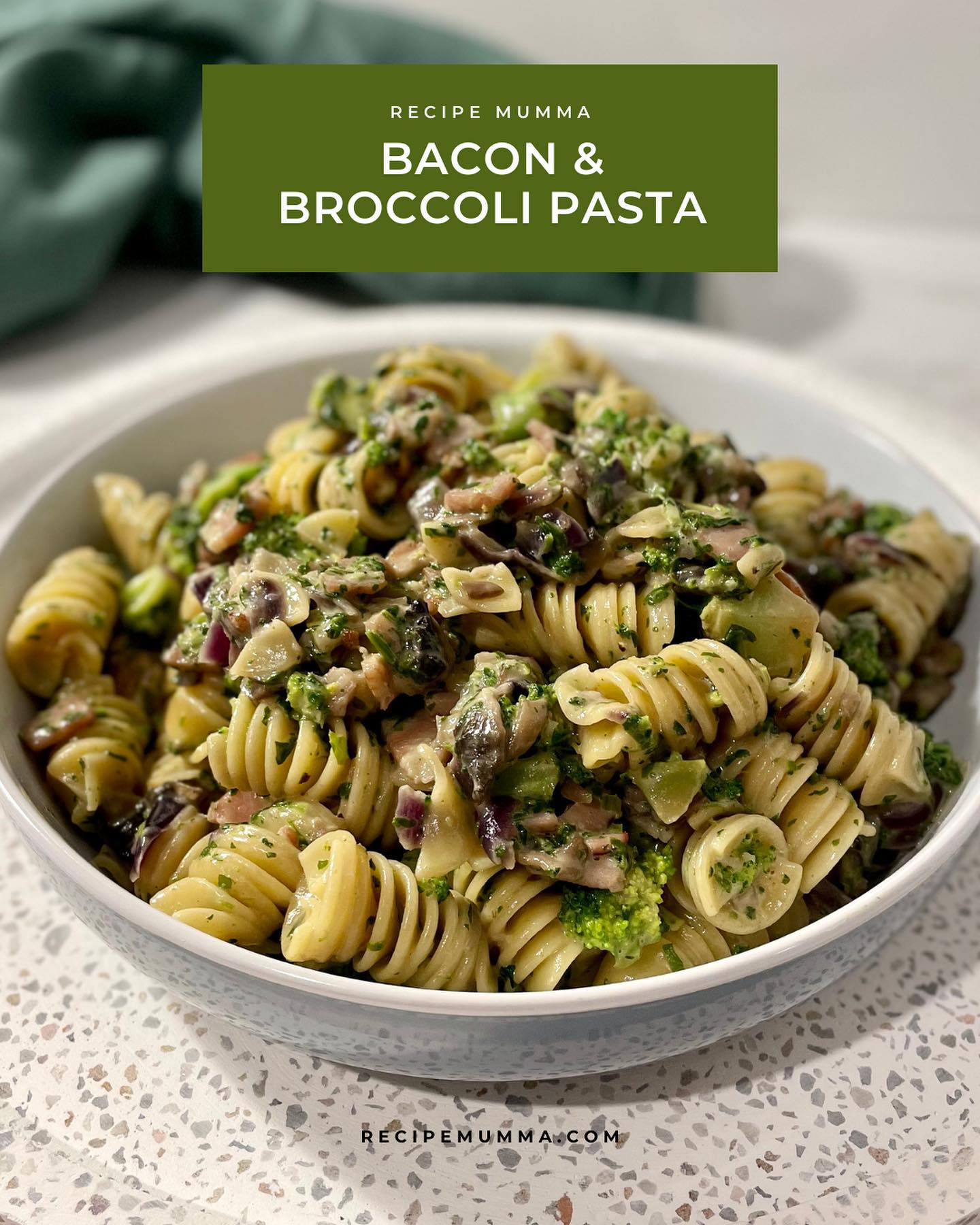 BACON & BROCCOLI PASTA