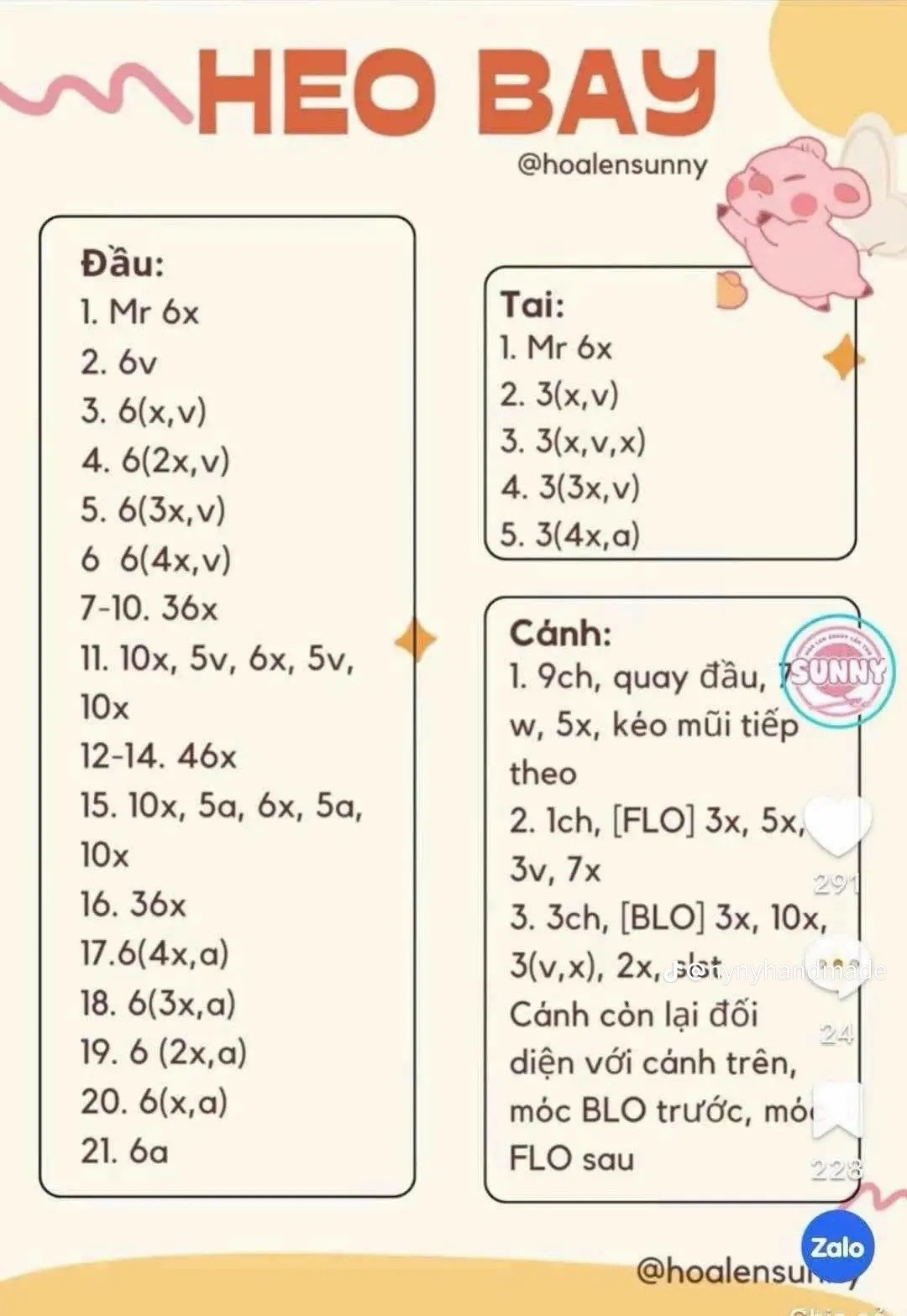 bé heo size to, chart heo sandwich, heo bay