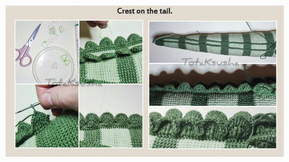 big crocodile crochet pattern