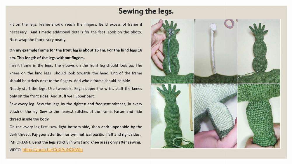 big crocodile crochet pattern