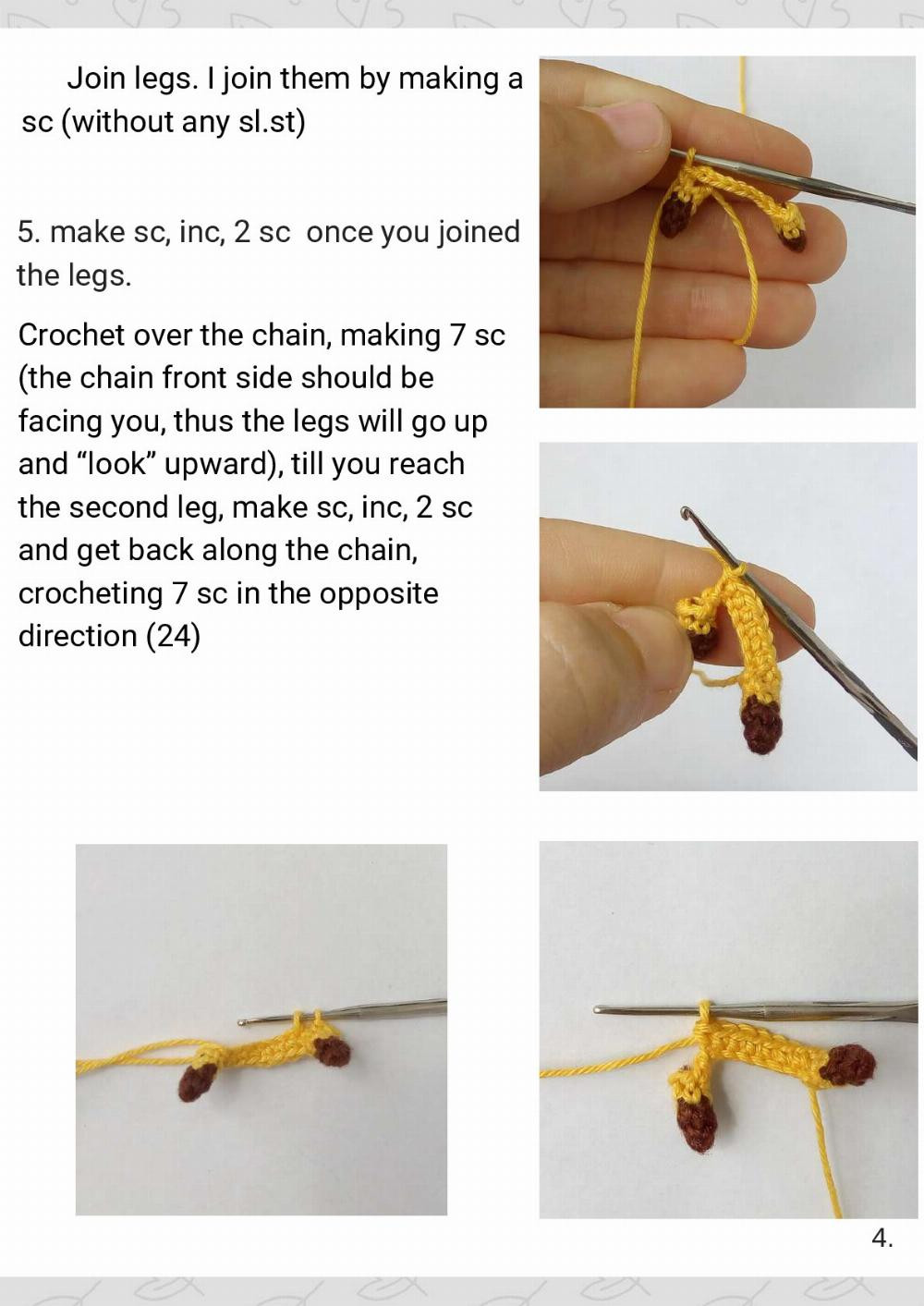 “BIG-EYED GIRAFFE” BROOCH CROCHET PATTERN