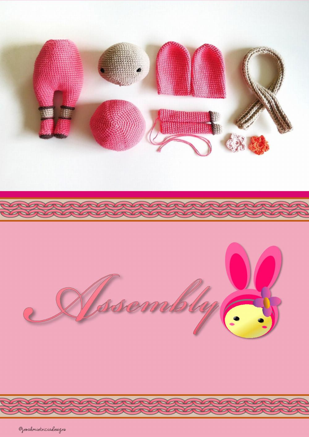 billie the bunny amigugumi pattern