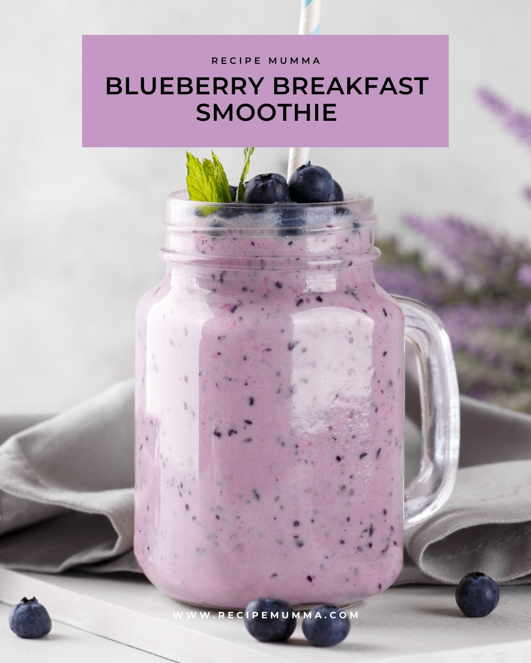 BLUEBERRY BREAKFAST SMOOTHIE⁠