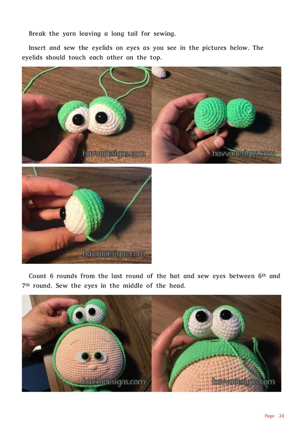 Bonnie in Frog Costume Amigurumi Pattern