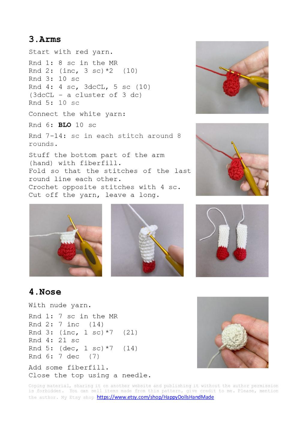 Bugs Gnomes crochet pattern