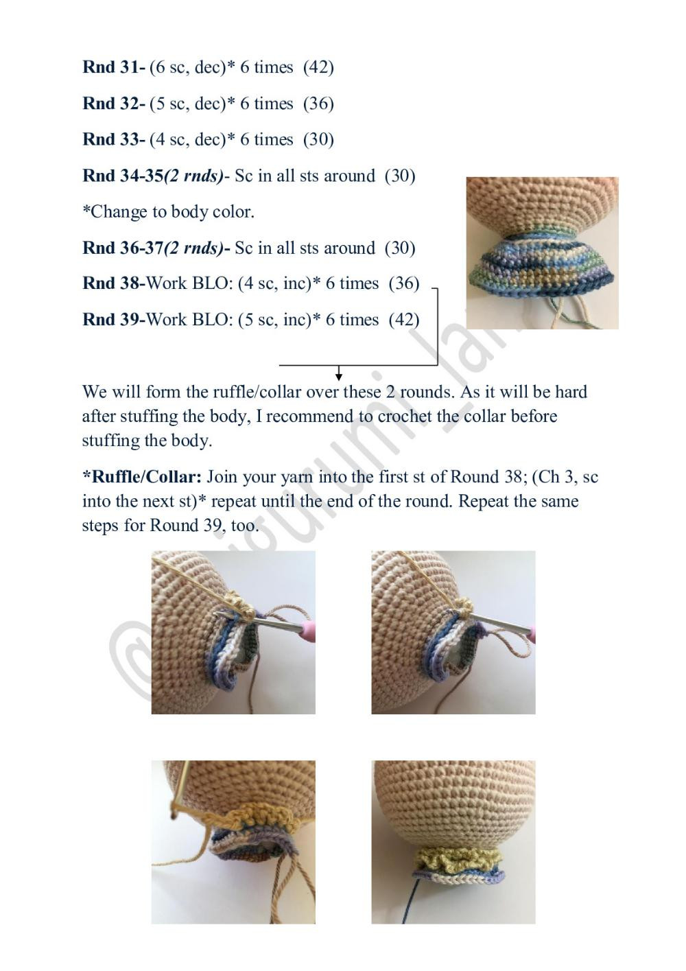 bulut doll pattern