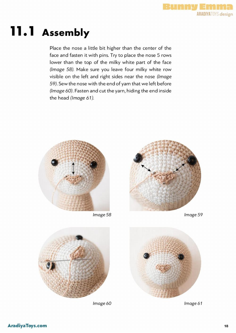 Bunny Emma crochet pattern