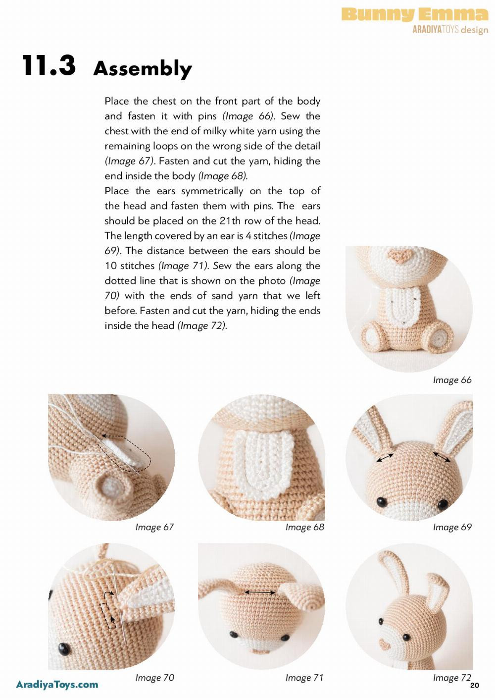 Bunny Emma crochet pattern