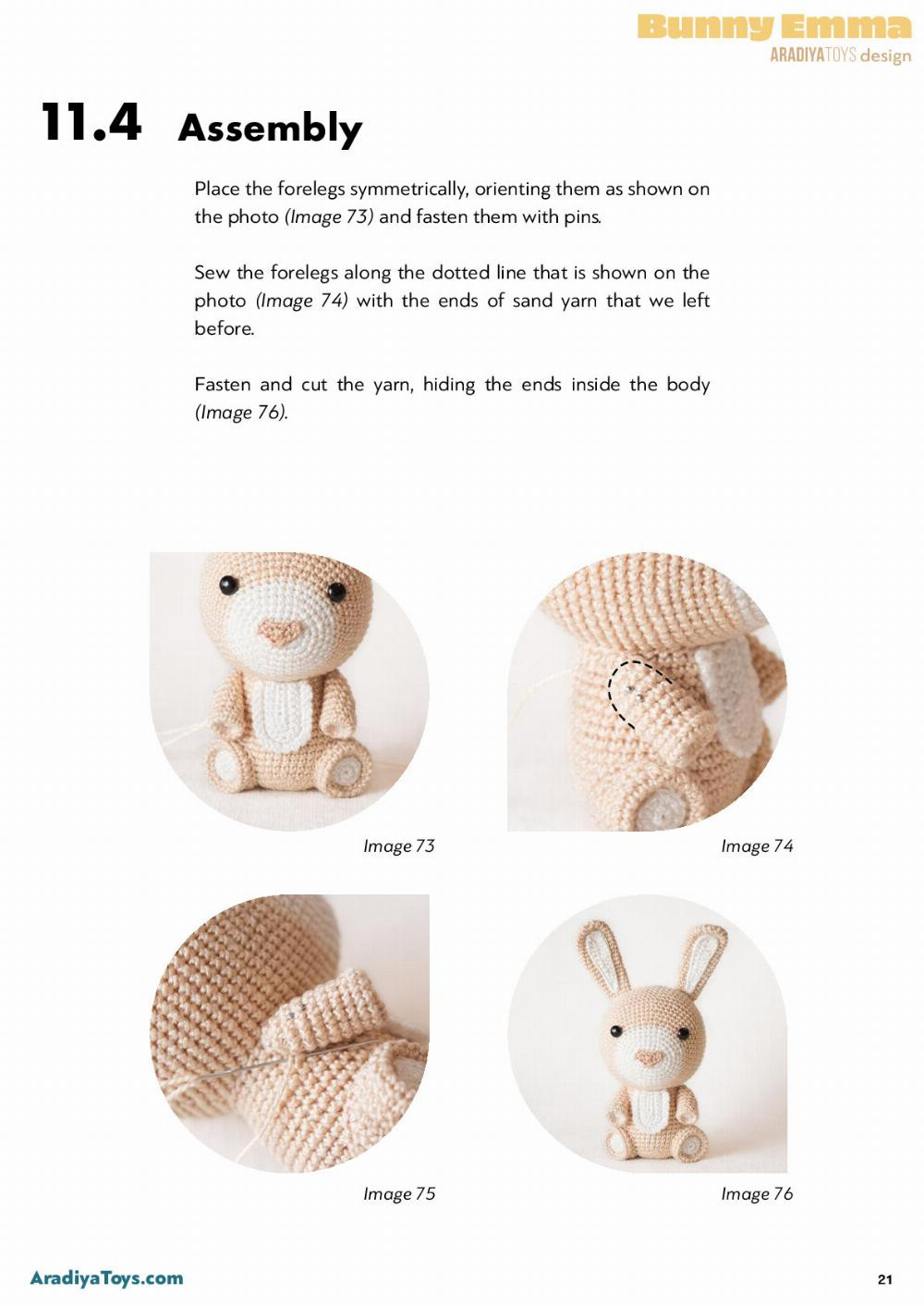 Bunny Emma crochet pattern