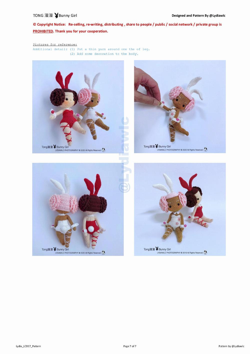 Bunny Girl crochet pattern