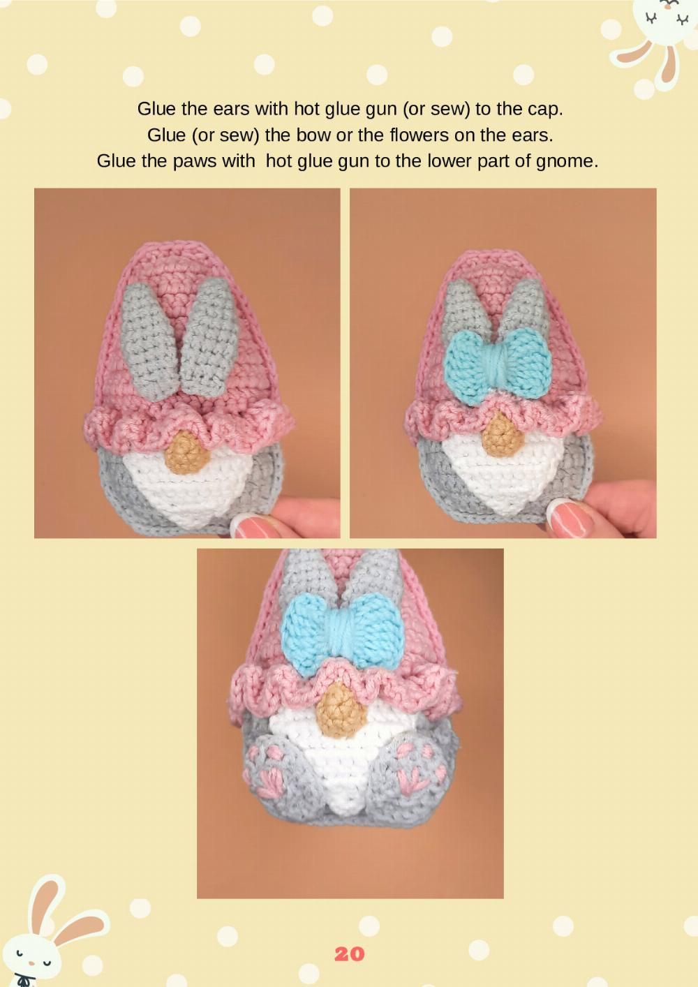 Bunny gnome Crochet pattern