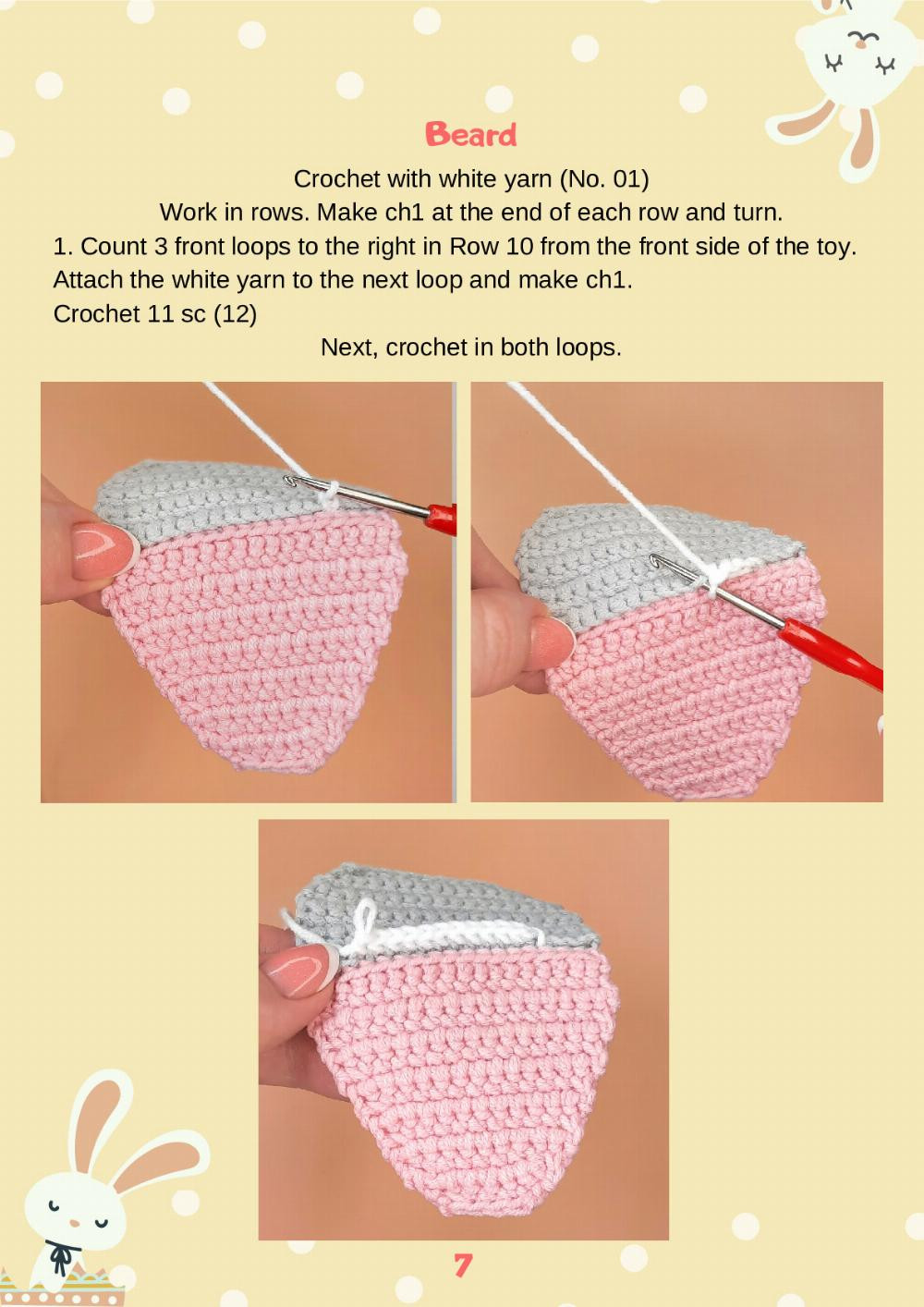 Bunny gnome Crochet pattern