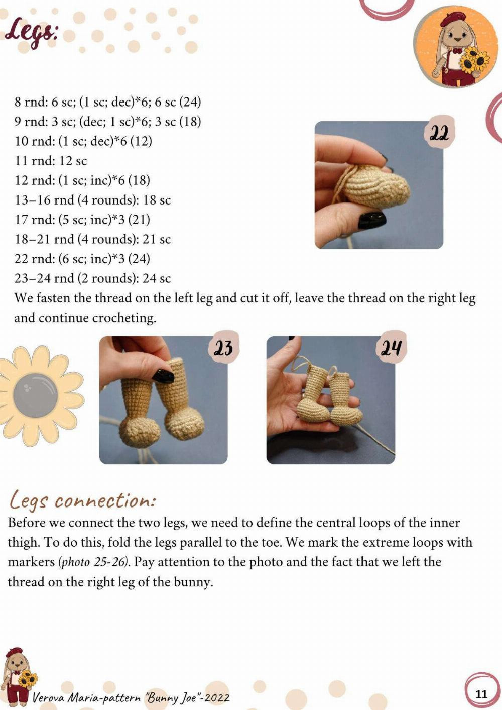 bunny joe crochet pattern