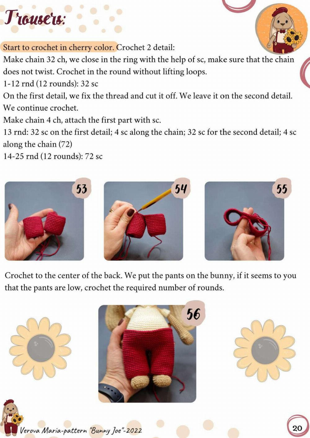 bunny joe crochet pattern