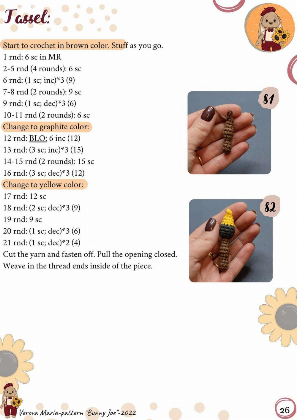 bunny joe crochet pattern