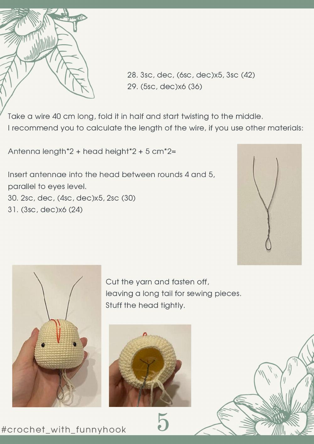 BUTTERFLY "MI" crochet pattern