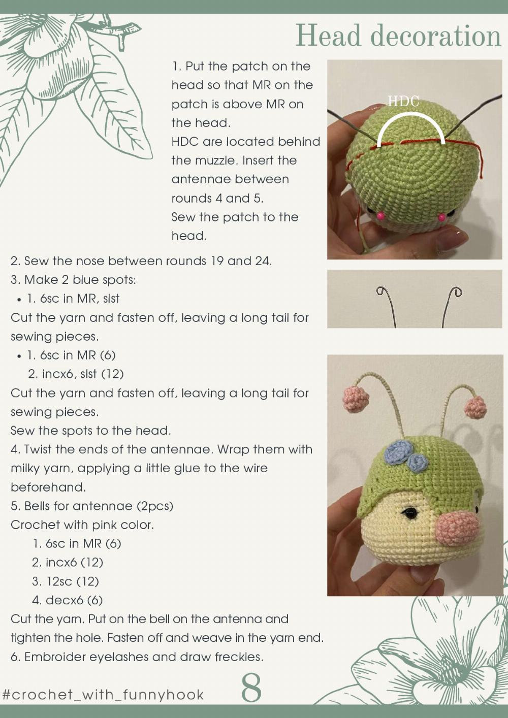 BUTTERFLY "MI" crochet pattern