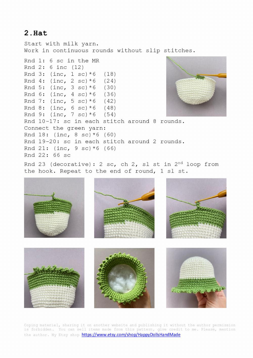 Cabbage Gnome crochet pattern