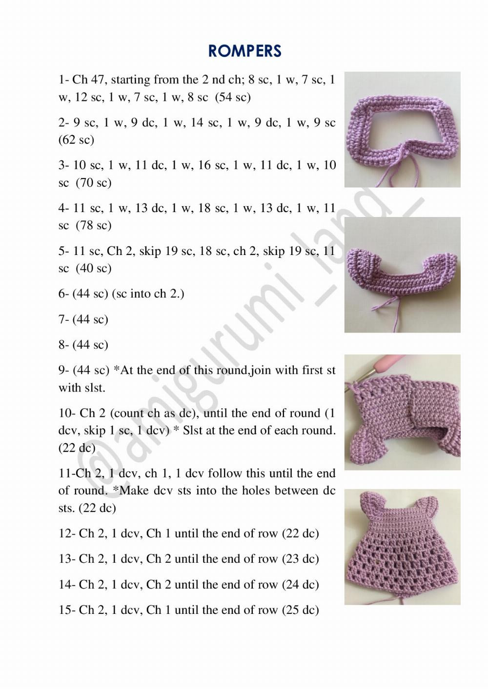 cansin baby doll pattern