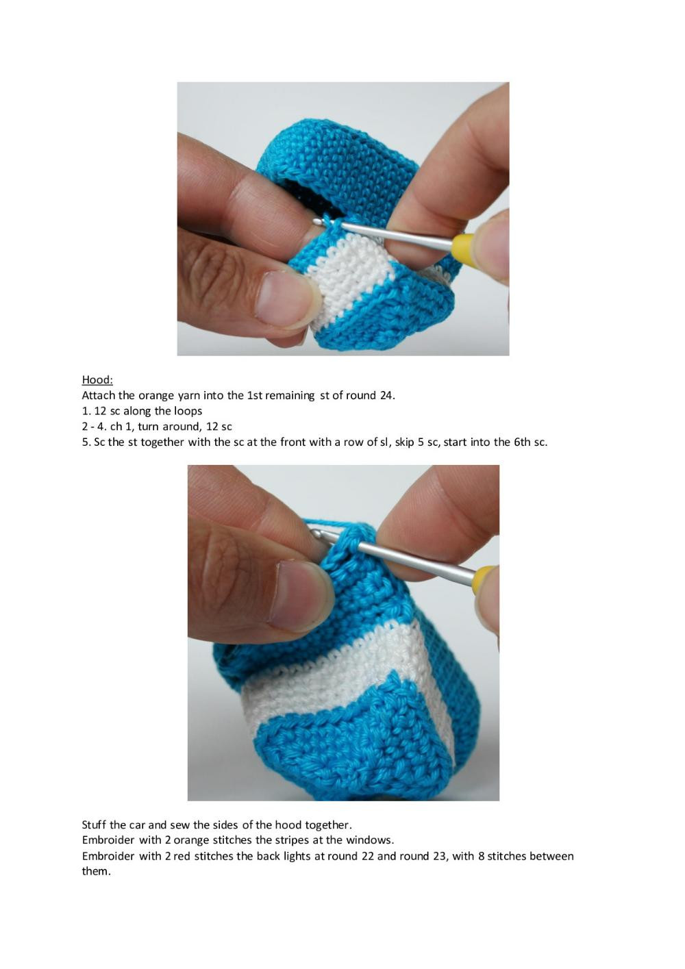 Cars  crochet pattern