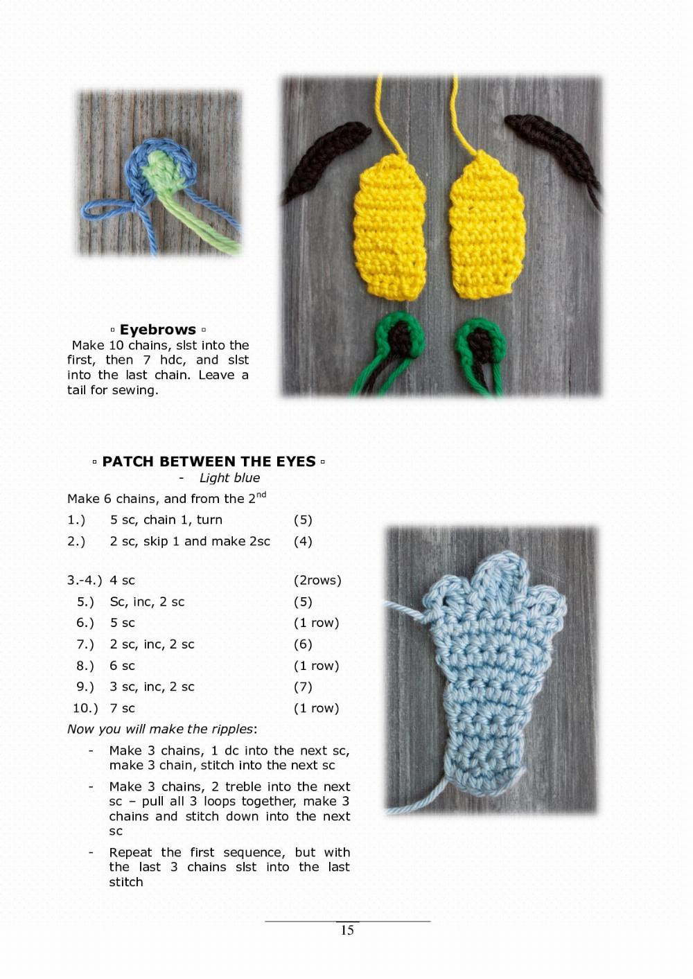 Cat tom crochet pattern