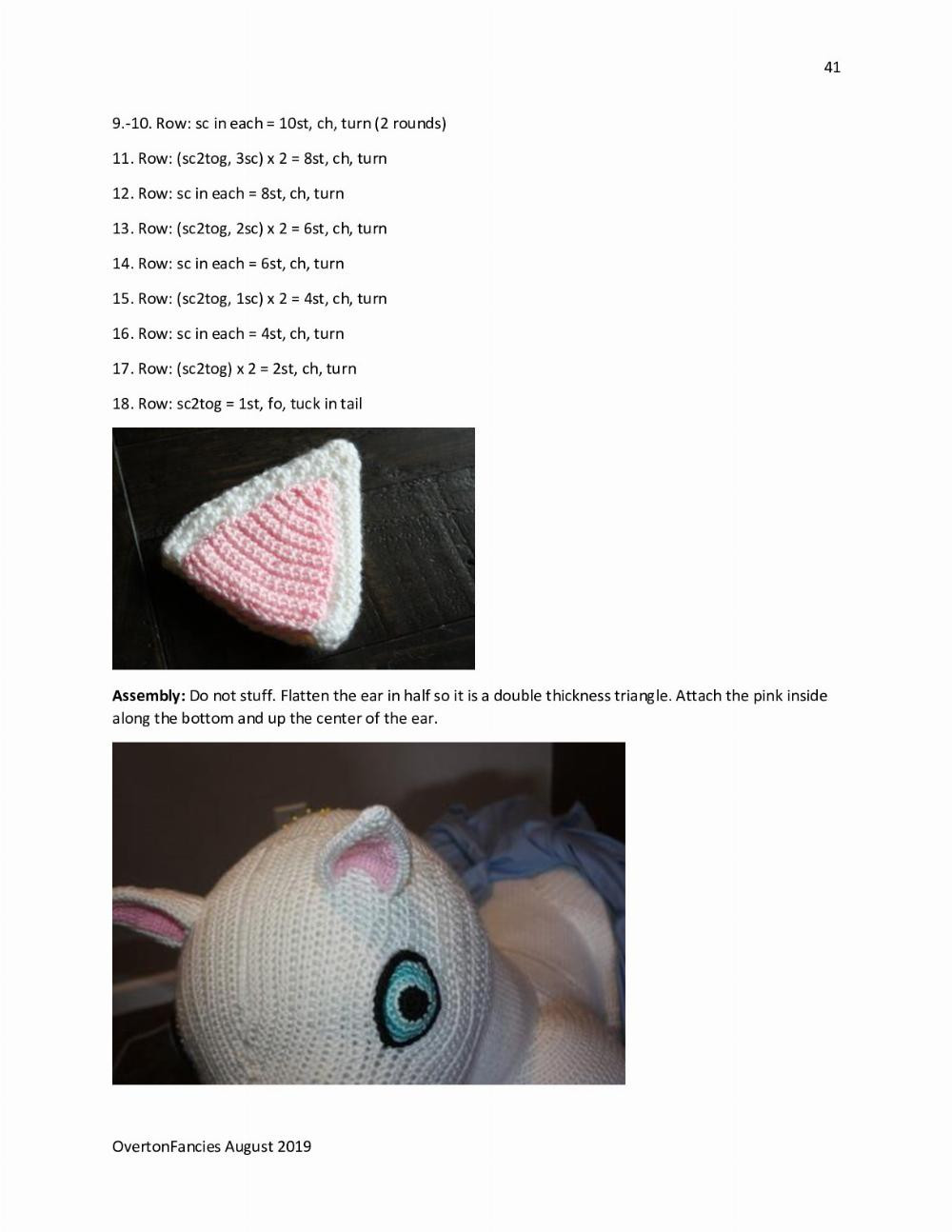 Celeste the Unicorn crochet pattern