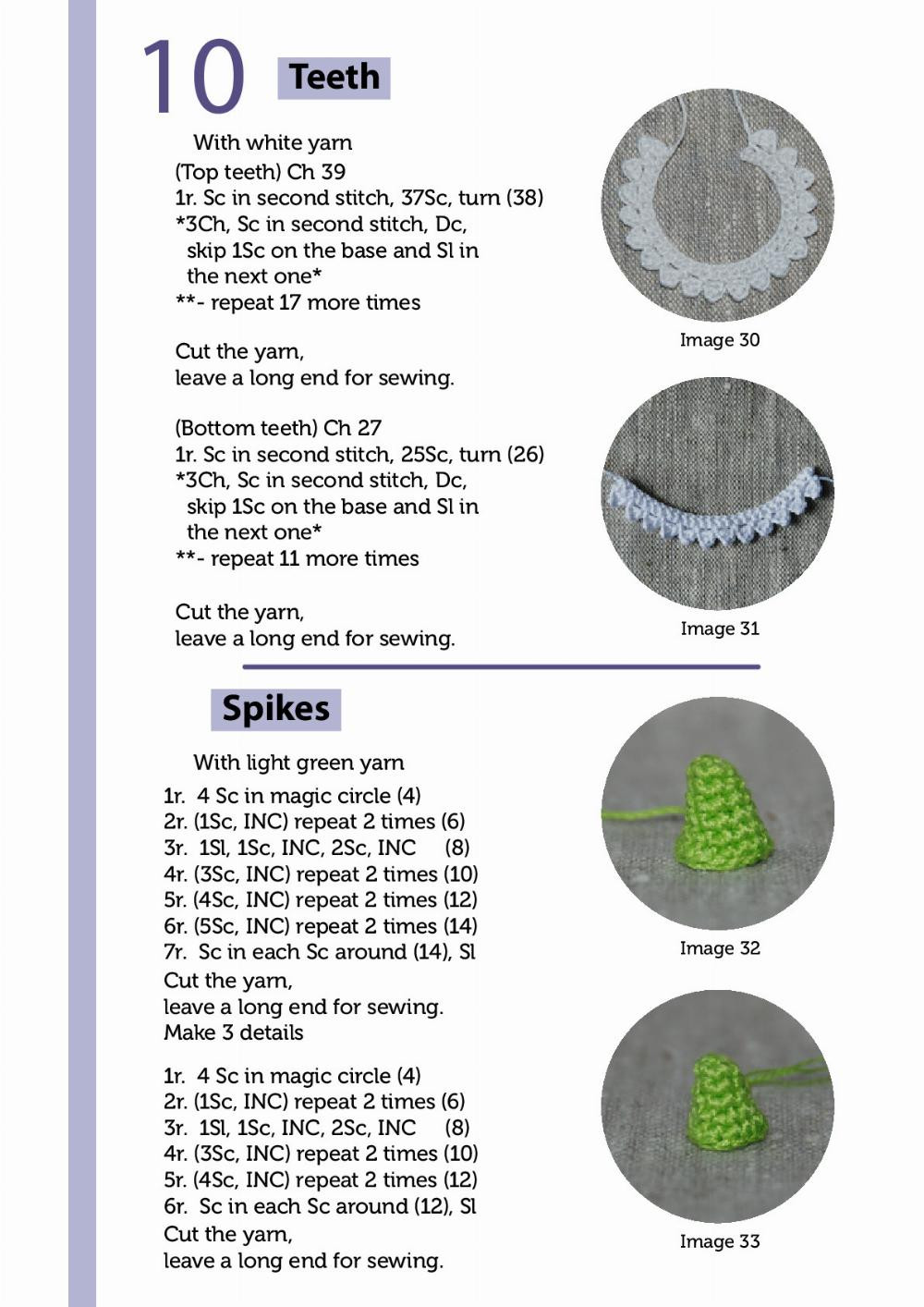 Chomper Plants vs Zombies collection Crochet pattern