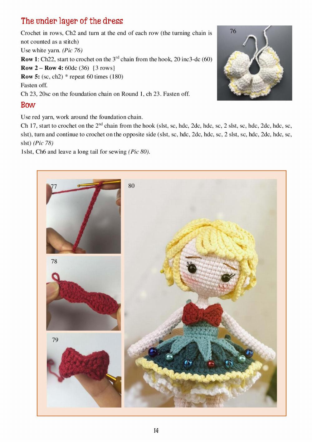 Christmas Doll Moonlight Crochet