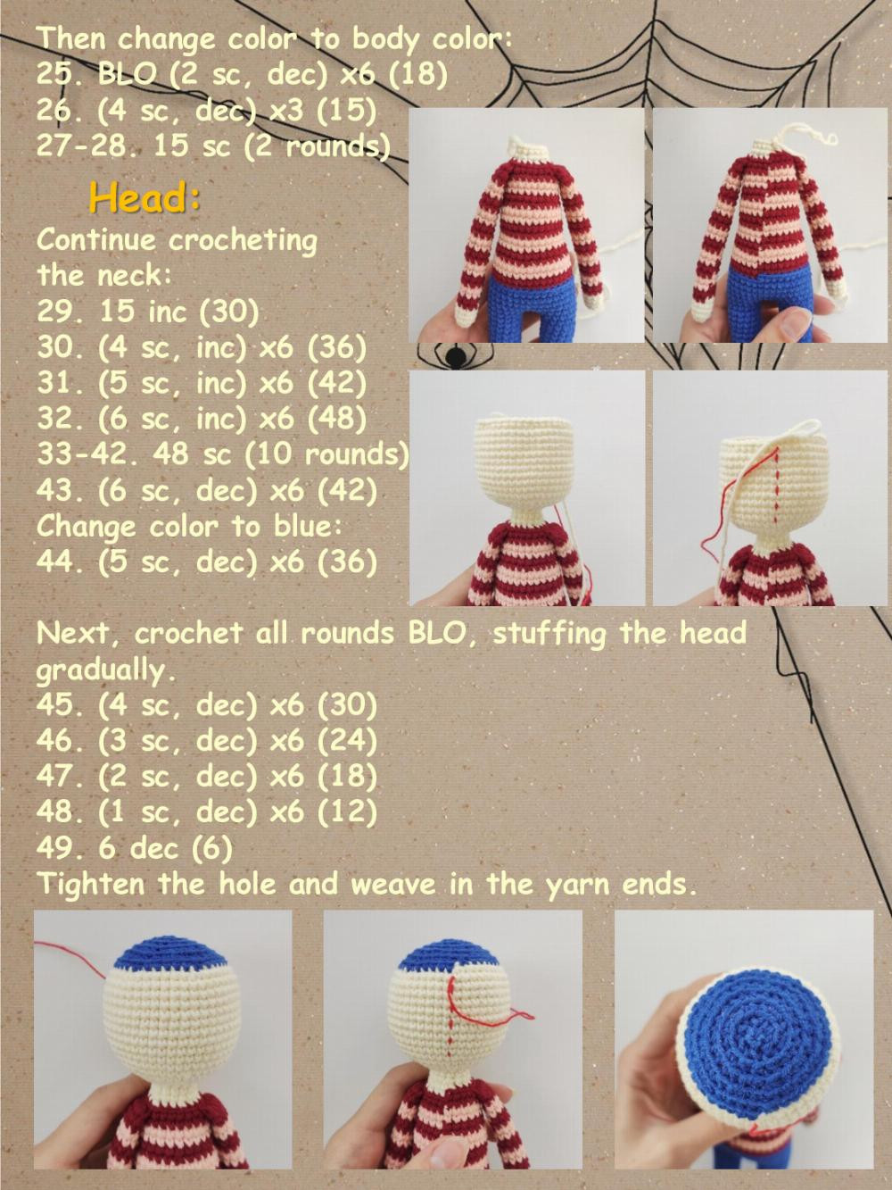 coraline doll crochet pattern