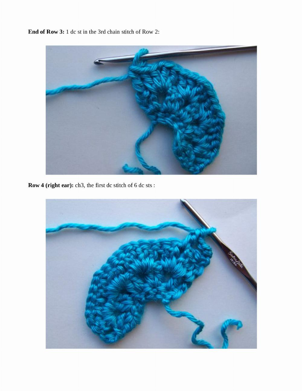 Crochet blue Elephant